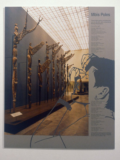 Collectors (Michael C. Rockefeller), 1990, detail (Mbis Poles)