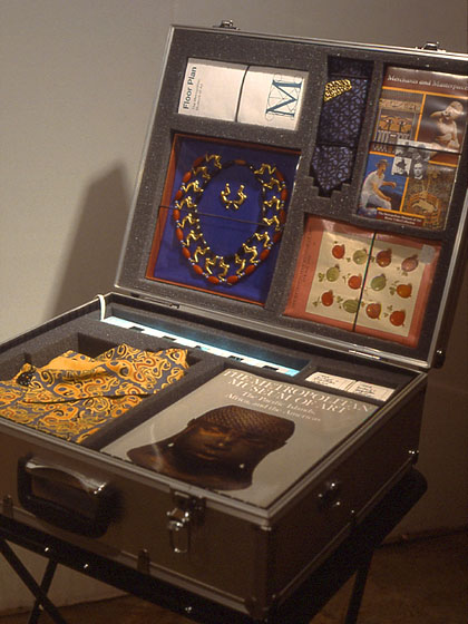 Collectors (Michael C. Rockefeller), 1990, detail (Suitcase )