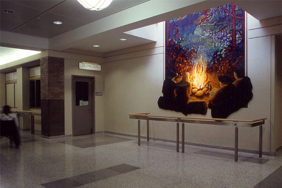 Northern Night, 1996, installation view on ground floor