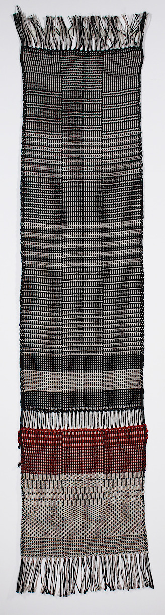 Linen Colour and Weave #3, 2020, 8.25 x 39 in